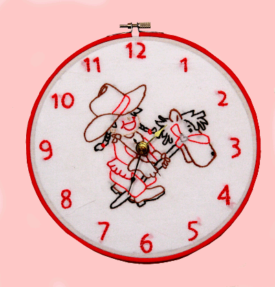 (image for) 77315 Cowgirl Clock - Click Image to Close